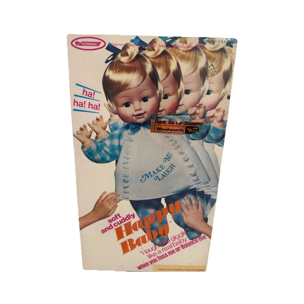 Vintage 1970 Horsman Happy Talking Baby Doll w/ Box